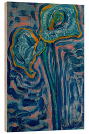 Tableau en bois Aäronskelken (Arum rods), 1910 - Piet Mondrian