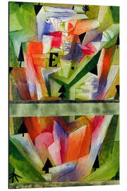 Tableau en aluminium Landscape in Bavaria, 1921 - Paul Klee