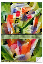 Wall sticker Landscape in Bavaria, 1921 - Paul Klee