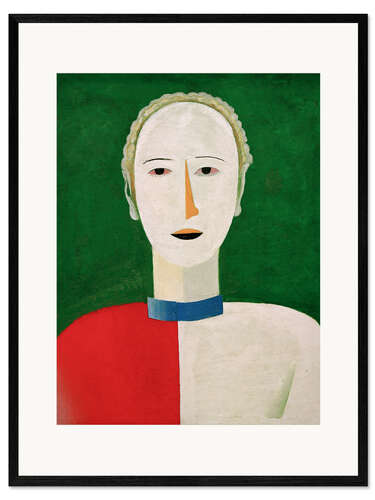 Innrammet kunsttrykk Female Portrait