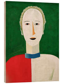 Tableau en bois Female Portrait