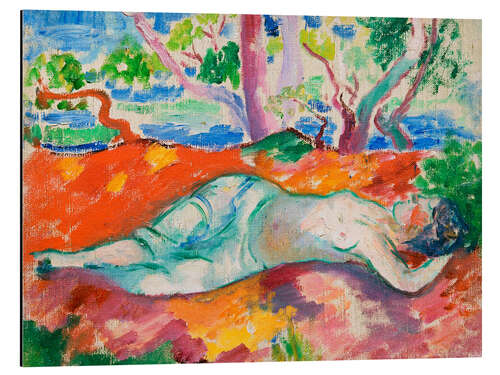 Alubild Reiterin, schlafende Frau, 1906