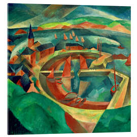 Quadro em acrílico Harbor, 1916