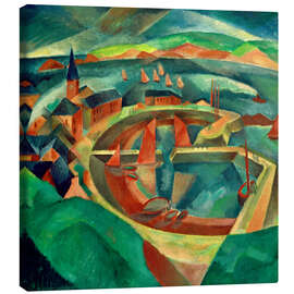Lienzo Harbor, 1916 - Paul Adolf Seehaus