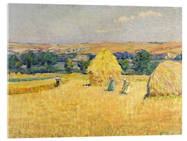 Acrylglasbild Stoppelfelder, 1912