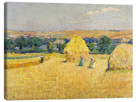 Canvas print Stubble Fields, 1912 - Helen Galloway McNicoll
