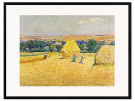 Gerahmter Kunstdruck Stoppelfelder, 1912