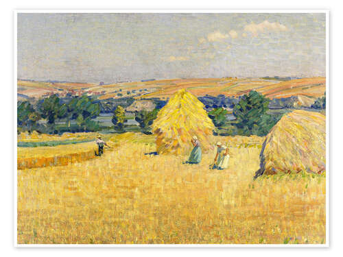 Juliste Stubble Fields, 1912