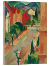 Wood print A street in Bonn, 1914 - Paul Adolf Seehaus