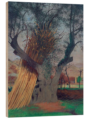 Holzbild Der alte Olivenbaum, 1922