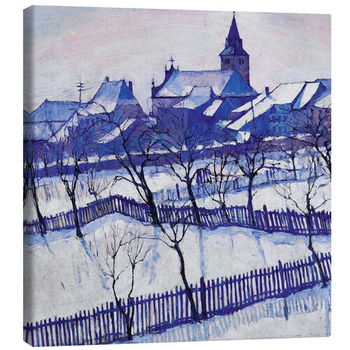 Canvas print Remich in the Snow, 1929