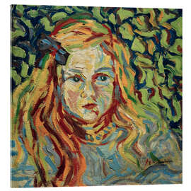 Acrylic print Children's Heads, 1906 - Ernst Ludwig Kirchner