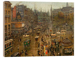 Quadro de madeira The Spittelmarkt, Berlin - Paul Hoeniger