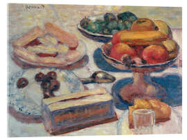 Akrylbillede Still Life with Pastries, 1929