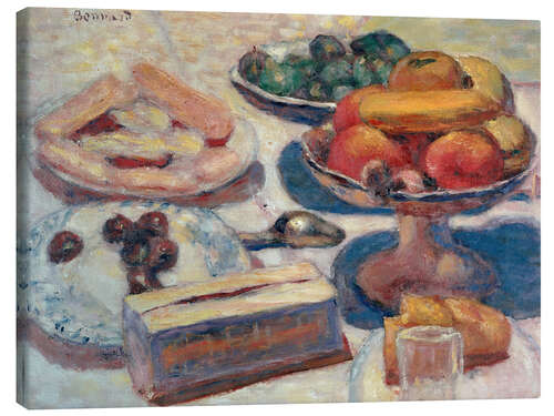 Canvastavla Still Life with Pastries, 1929