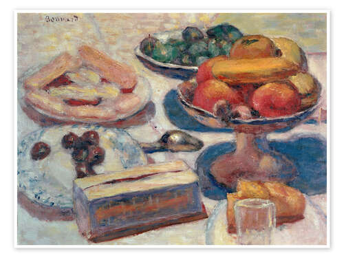 Poster Still Life with Pastries, 1929
