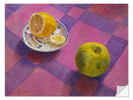 Sticker mural Apple and Lemon, 1930 - Kosjma Ssergej Petroff-Wodkin