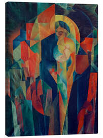 Canvas print Madonna of the Suburbs, 1919 - Paul Adolf Seehaus