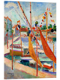 Acrylglas print July 14th in St. Tropez, 1905 - Henri Manguin
