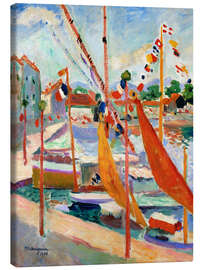 Leinwandbild Der 14. Juli in St. Tropez, 1905 - Henri Manguin