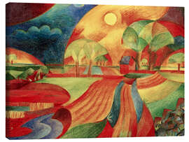 Canvas print Ebene (near Hamburg), 1919 - Paul Adolf Seehaus