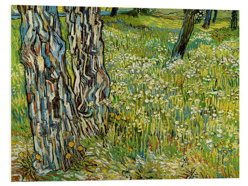 Obraz na PCV Tree trunks in the grass, 1890