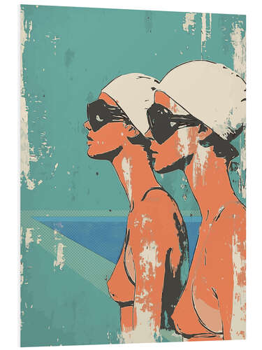 Foam board print Swimming memories