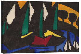 Leinwandbild Boot und Bäume, 1914 - Jacoba van Heemskerck