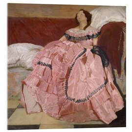 Acrylic print The Pink Dress - Sir William Nicholson, 1935