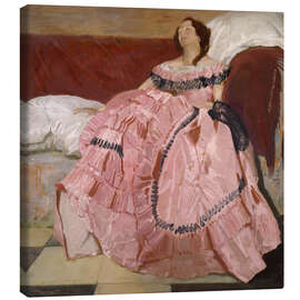 Leinwandbild Das Rosa Kleid - Sir William Nicholson, 1935