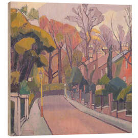 Wood print Cambrian Road, Richmond, 1913 - Spencer Frederick Gore