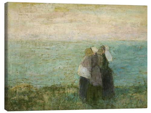Canvas print Women by the sea