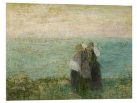 Hartschaumbild Frauen am Meer