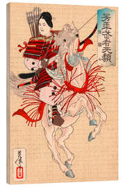 Print på træ The female warrior Hangaku - Yoshitoshi Taiso