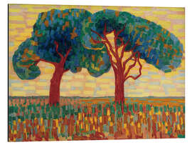 Aluminium print Two Trees, 1910 - Jacoba van Heemskerck