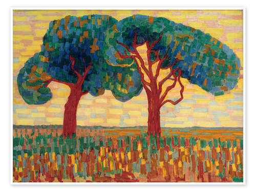 Poster Two Trees, 1910