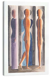 Canvas print Formation, Tri-partition, 1926 - Oskar Schlemmer