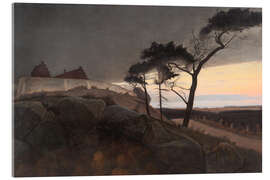 Acrylglasbild Nach Sonnenuntergang, 1899