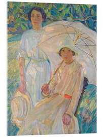Tableau en verre acrylique White Sunshade No. 2, 1912