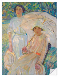 Wall sticker White Sunshade No. 2, 1912 - Helen Galloway McNicoll