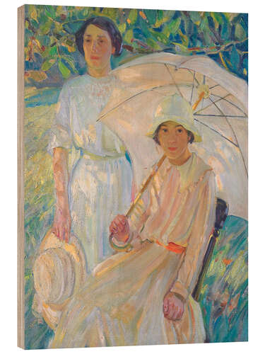 Quadro de madeira White Sunshade No. 2, 1912