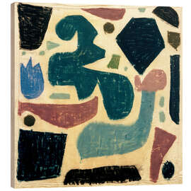 Wood print Gentian Still Life, 1938