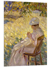 Hartschaumbild Unter den Bäumen