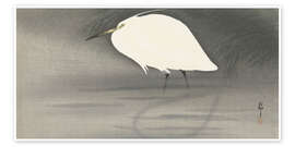 Wall print Heron - Ohara Koson