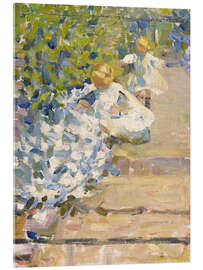 Akryylilasitaulu Picking Flowers, 1912