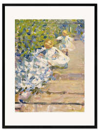 Gerahmter Kunstdruck Blumen Pflücken, 1912