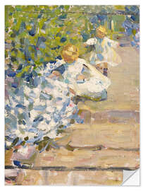 Wandsticker Blumen Pflücken, 1912