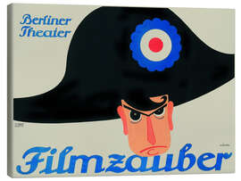 Canvas print Berliner Theater, Filmzauber - Vintage Advertising Collection