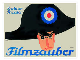 Wandbild Berliner Theater, Filmzauber - Vintage Advertising Collection