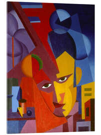 Cuadro de metacrilato Futuristic Self-Portrait - Fillia, 1926